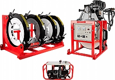 Гидравлический стыковой сварочный аппарат для пнд труб Gas Fusion Red-1000 Гидравлический стыковой сварочный аппарат для пнд труб Gas Fusion Red-1000