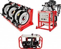 Гидравлический стыковой сварочный аппарат для пнд труб Gas Fusion Red-400 (220 V) Гидравлический стыковой сварочный аппарат для пнд труб Gas Fusion Red-400 (220 V)