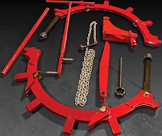 Комплектация поворотного роторного трубореза Reed Rotary Cutter RC36S