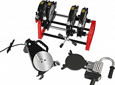 Механические стыковые сварочные аппараты для пнд труб Gas Fusion Red-250V4 Механические стыковые сварочные аппараты для пнд труб Gas Fusion Red-250V4