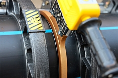 Нагрев стыковым сварочным аппаратом Welping WP315A