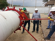 Применение поворотных роторных труборезов Reed Rotary Cutter RC36S