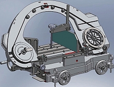 Схема ленточной пилы Rex Mantis 270A