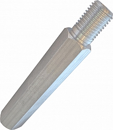 Шестигранный алюминиевый удлинитель для алмазной коронки Kern 1 1/4 UNC, 200 мм Шестигранный алюминиевый удлинитель для алмазной коронки Kern 1 1/4 UNC, 200 мм